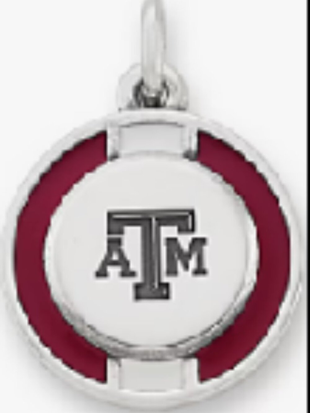 James Avery Enamel Texas A&M University School Spirit Charm